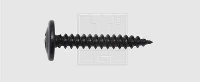 SWG 1340422225 Plaatschroeven 4.2 Mm 22 mm Kruiskop Phillips Staal Zwart verzinkt 100 stuk(s)