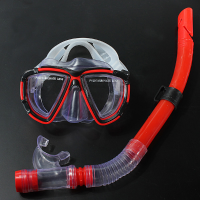 Swimming Diving Equipment Dive Mask + Dry Snorkel Set