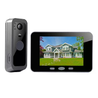 SY 30 Draadloze Video Deurbel Intercom Systeem 4 Inch Scherm met 5000mAh Batterij Nachtzicht PIR Bewegingssensor