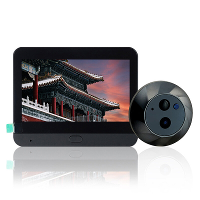 SY 35 Tuya WiFi Electronische Kattenoog Deurspion met 4,3 inch 1080P IPS LCD display Buiten Camera Digitale Deurmonitor