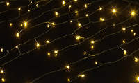 Sygonix Kerstboomverlichting Binnen/buiten 230 V/50 Hz 180 SMD LED Warmwit, Koudwit Instelbare lichtmodus, Afstandsbediening
