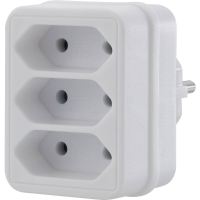 Sygonix SY 4673752 Stopcontactsplitter Wit