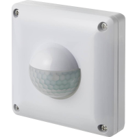 Sygonix SY 4755364 PIR bewegingsmelder Wand, Inbouw (in muur) 190 ° Triac Wit IP65