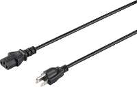Sygonix SY 5042706 Apparaat (koud) Aansluitkabel Zwart 2.00 M