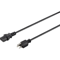 Sygonix SY 5042736 Apparaat (koud) Aansluitkabel Zwart 2.00 M