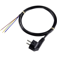 Sygonix SY 5043468 Aansluitkabel Stroom Zwart 3.00 M