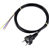Sygonix SY 5043490 Aansluitkabel Stroom Zwart 1.50 M