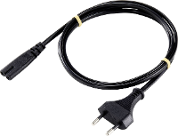 Sygonix SY 5043496 Stroom Netkabel Zwart 1.80 M