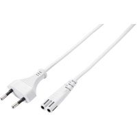 Sygonix SY 5044236 Stroom Netkabel Wit 3.00 M