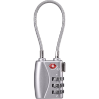 Sygonix SY 5044450 Kabelslot 33 mm TSA Zilver Cijferslot