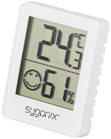 Sygonix SY 5267052 Thermo  en hygrometer Wit