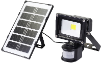 Sygonix SY 5461108 Spot op zonne energie met bewegingsmelder 10 W Neutraalwit