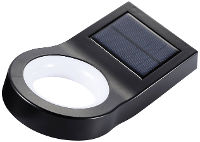 Sygonix SY 5653638 Wandlamp op zonne energie met bewegingsmelder SMD LED LED vast ingebouwd Zwart