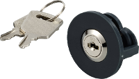 Sygonix SY 5994430 1 stuks Stopcontactslot gelijksluitend Gelijksluitend Grijs