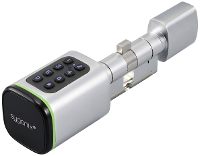 Sygonix SY 6121660 Veiligheidscilinder 3 V/DC Geschikt voor Bluetooth, Met verlicht toetsenbord