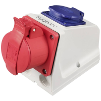 Sygonix SY 6271370 CEE wandcontactdoos 16 A 5 polig 415 V/AC 1 stuk(s)