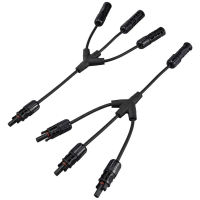 Sygonix SY 6407992 Zonne energie aansluitingen Adapterkabel Zwart 36 cm