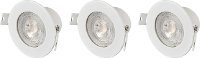 Sygonix SY 6418008 LED inbouwlamp Set van 3 stuks LED LED 5.5 W Wit