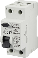 Sygonix SY 6438016 SYG RCCB 1P+N/A40/10kA/30mA Aardlekschakelaar A 2 polig 40 A 0.03 A 230 V/AC