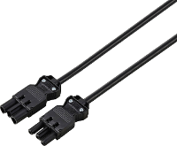 Sygonix SY 6676368 Verlengkabel Zwart 10 m