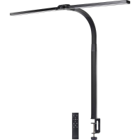 Sygonix SY 6735644 LED bureaulamp met klemvoet LED LED 24 W Energielabel: F (A   G) Zwart