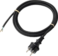 Sygonix SY 6870672 Aansluitkabel Stroom Zwart 3.00 M