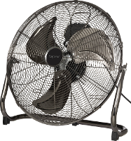 Sygonix Vloerventilator 120 W (Ø x h) 540 mm x 540 mm Zwart