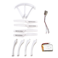 Syma X5sc X5sw Rc Quadcopter Spare Parts Set 1100mah Battery+propeller+protector+landing Skid+motor