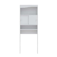 Symbiosis badkamerkast Bladstrup   wit   177x64,3x19,2 cm   Leen Bakker