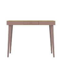 Symbiosis bartafel Esby   eikenkleur/oudroze   101,1x134x85 cm