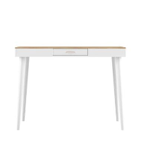 Symbiosis bartafel Esby   eikenkleur/wit   101,1x134x85 cm