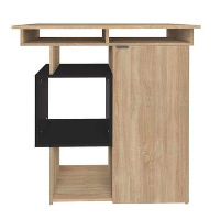 Symbiosis bartafel Kube   eikenkleur/zwart   101,1x89,5x67 cm