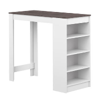 Symbiosis bartafel Skolding   wit/betongrijs   102,7x115x50 cm