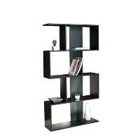 Symbiosis boekenkast Eidal   zwart   165x89x25 cm   Leen Bakker