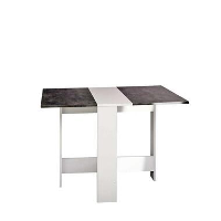 Symbiosis inklapbare tafel Laugen   wit/betongrijs   73,4x28x76 cm