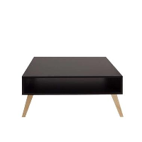 Symbiosis salontafel Dokka   zwart   42x89x67 cm