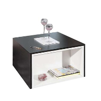 Symbiosis salontafel Halse   wit/zwart   38,1x65x67 cm