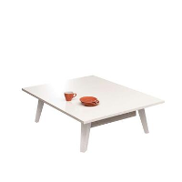Symbiosis salontafel Heidal   wit   28,2x89x67 cm
