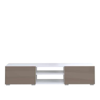 Symbiosis TV meubel Borhaug   taupe/wit   31x140x42 cm   Leen Bakker