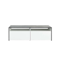 Symbiosis TV meubel Dalane   betongrijs/wit   37x119,4x40 cm   Leen Bakker