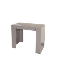 Symbiosis wandtafel/tafel Ruste uitbreidbaar   taupe   74x49 198x91 cm