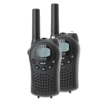 T 688 0.5W Uhf Auto Channels Mini Radios Walkie Talkie Pair Black