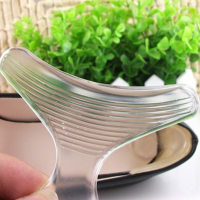 T Shape Transparent Silicone Foot Care Gel Cushion Pads Insoles