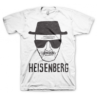 T shirt Breaking Bad Heisenberg   wit   heren   korte mouwen
