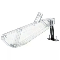T vorm Tafelzaagbeschermer Transparante ABS deksel 4 12 inch Vacuum compatibel Houtbewerking Veiligheidsstofverzamelings