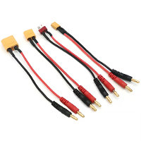 T/XT30/XT60/XT90 naar 4,0 mm banaanstekker oplaadsnoer silicondraad 14AWG voor Lipo batterij