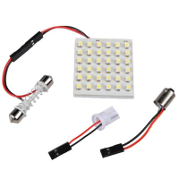 T10 36 Smd Led Light Festoon Dome Bulb Lamp White 12v