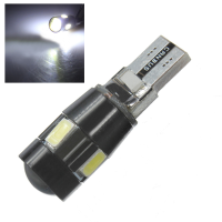 T10 W5w Bulb 5630 High Power 6 Smd 6500k Canbus Led Light Lamp