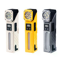 T130 Bewegingssensor Multifunctionele LED Hoofdlamp met Digitale LCD Display Dubbele Lichtbron Magnetische Aantrekkingsk
