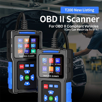 T200 Auto Foutdiagnose Instrument OBD2 Auto Motor Tester ELM327 Codelezer Scanner Voor OBD II Compatibele Voertuigen